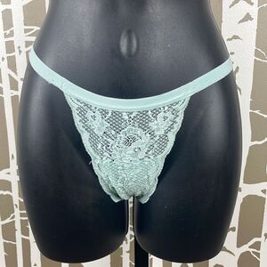 Cosabella Mist Green G-String Skimpie sz OS NEVER0221